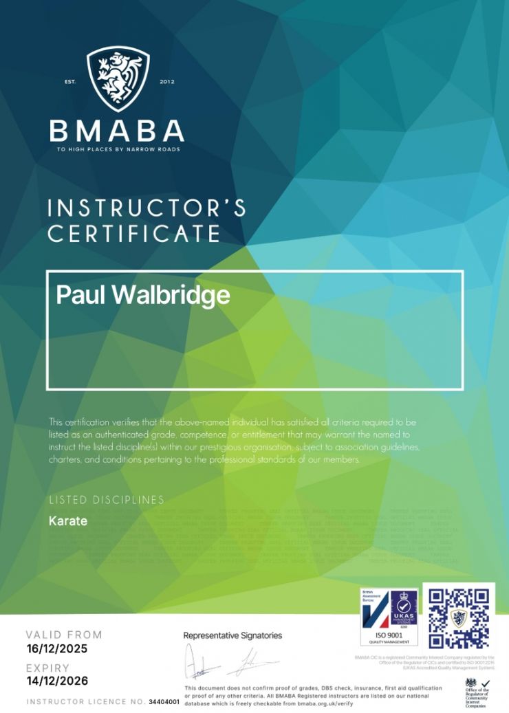 Paul Walbridge Instructor Certificate 2026.jpeg