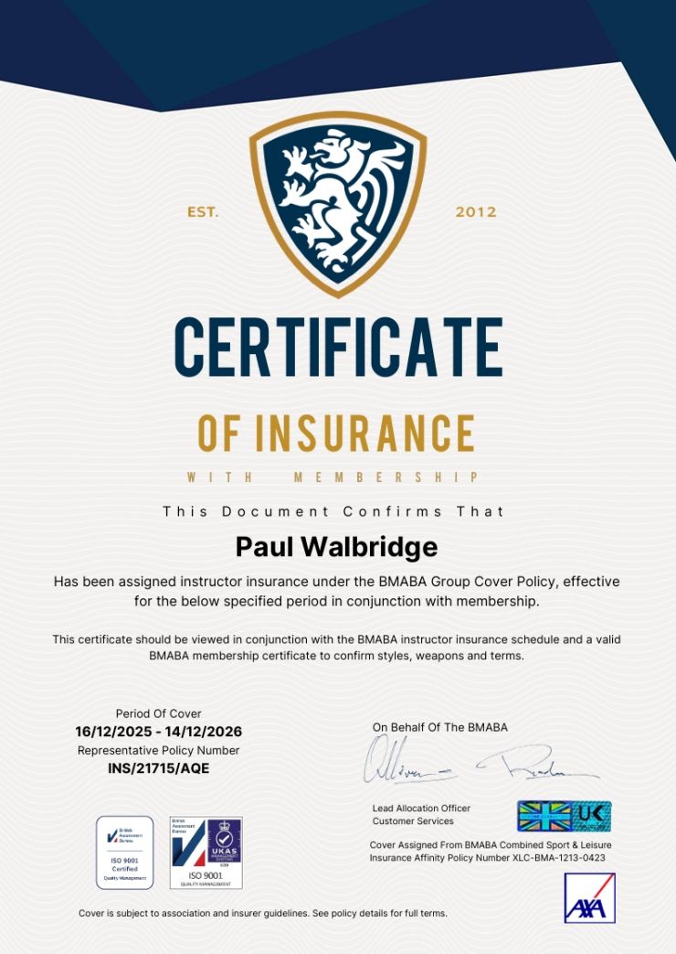 Paul Walbridge Insurance Certificate 2026 page 1.jpeg