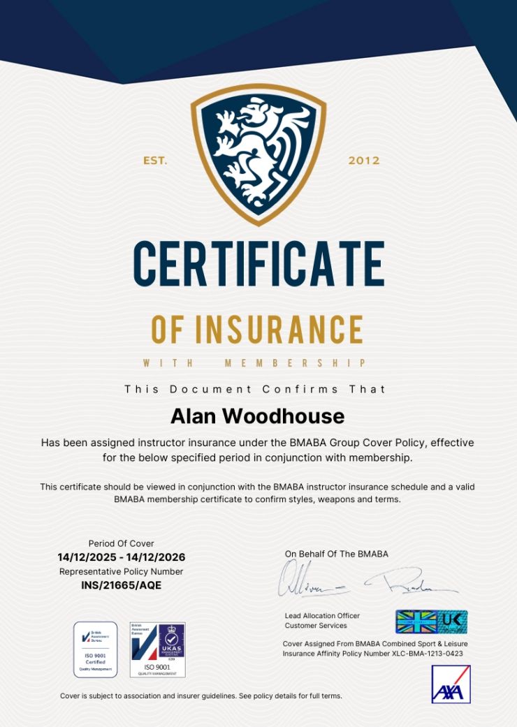 Alan Woodhouse Insurance Certificate 2026 page 1.jpeg